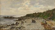 Eduard Gaertner Seashore painting